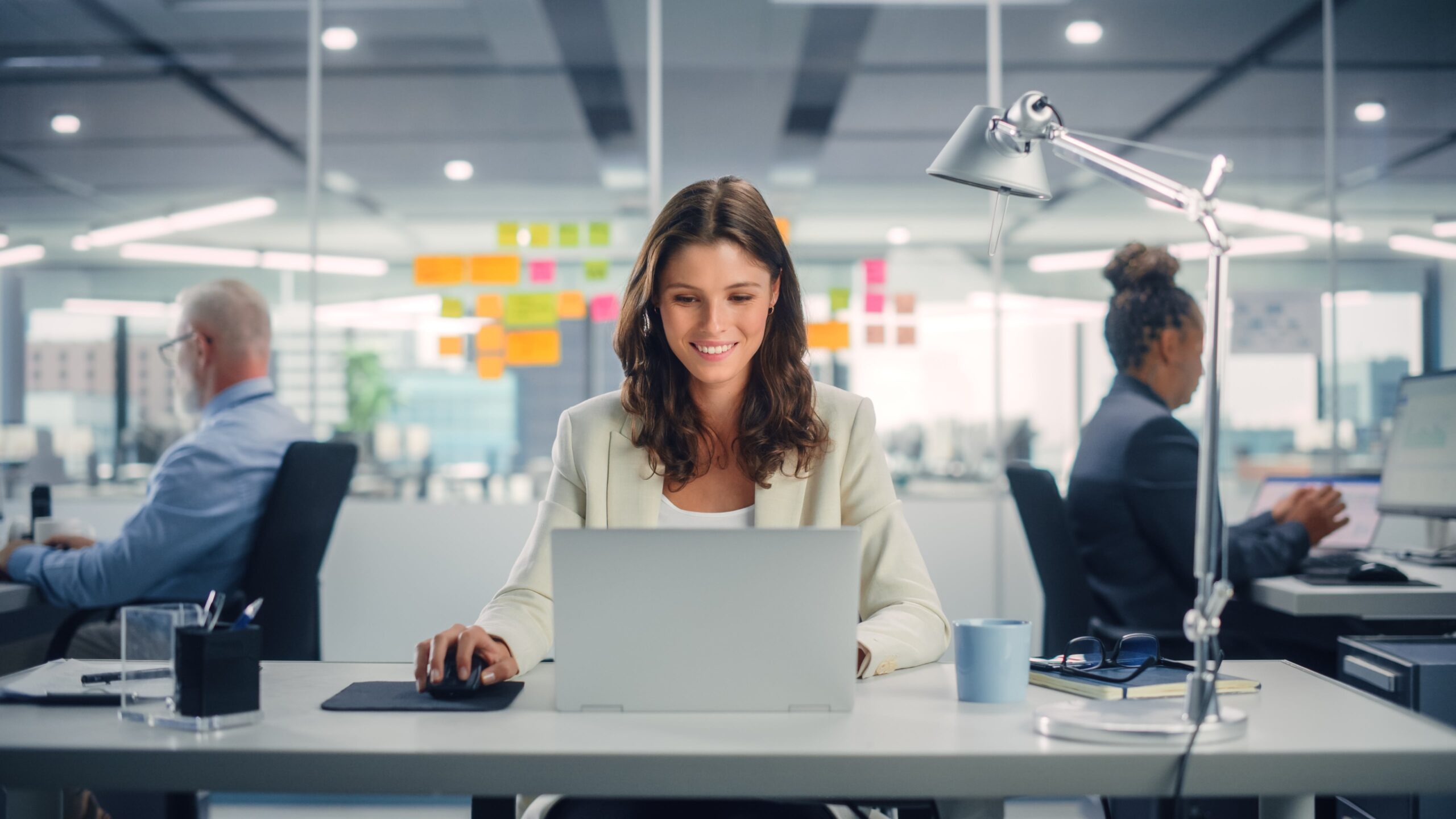 The SlideSource team at work
